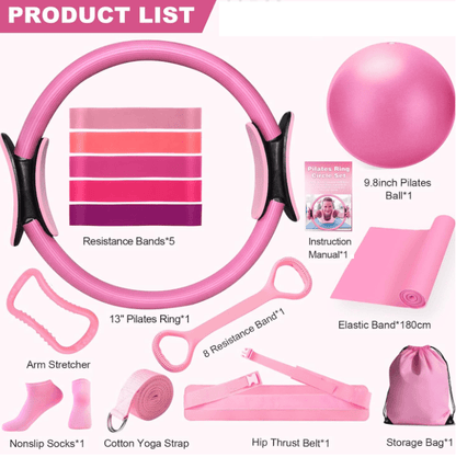 Kit Yoga & Pilates 13 Pièces - FitZone
