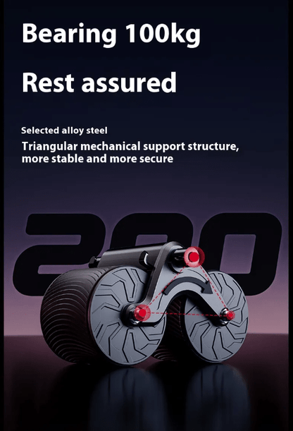Roue Abdominale à Rebond Automatique - FitZone
